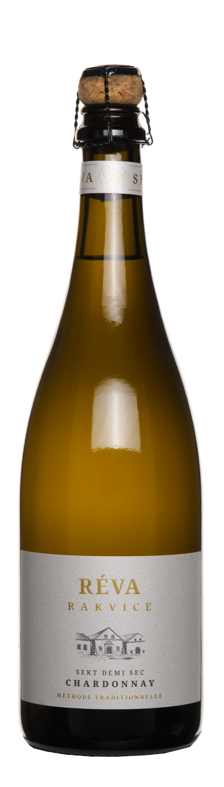 Sekt Chardonnay DEMI SEC  0,75l - bílé